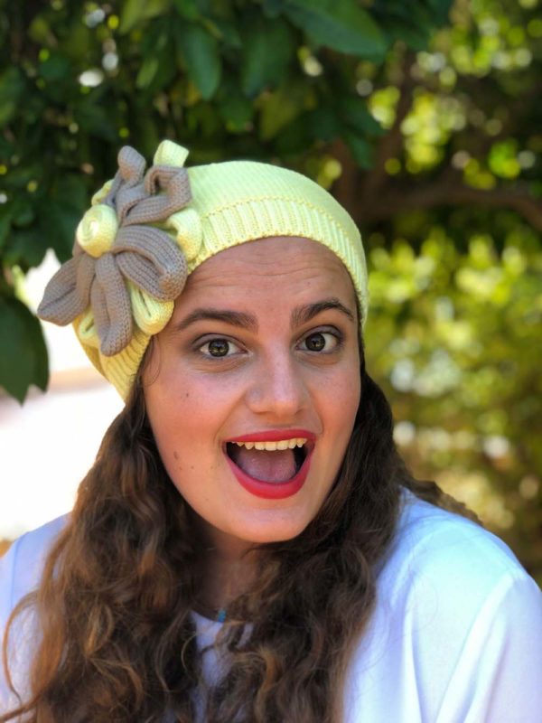 BÉRET JAUNE CLAIR - SUN "LE MARAIS"