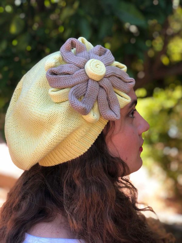BÉRET JAUNE CLAIR - SUN "LE MARAIS" – Image 2