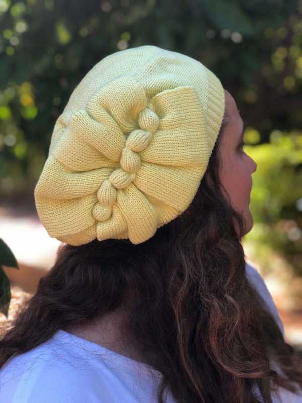 BÉRET JAUNE CLAIR "CLICHY" – Image 2