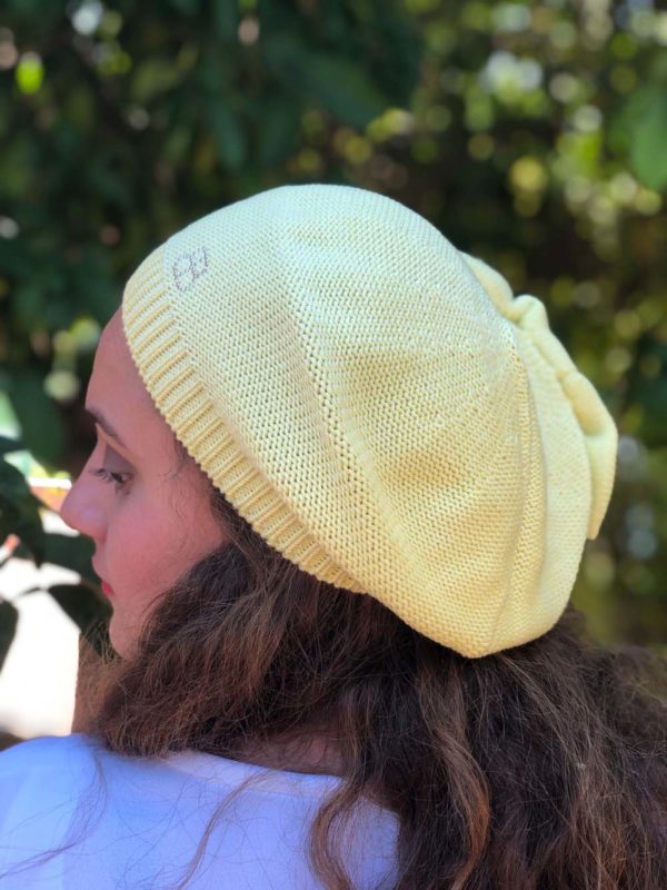 BÉRET JAUNE CLAIR "CLICHY" – Image 3