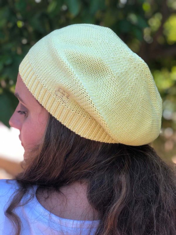 BÉRET JAUNE CLAIR "LE LOUVRE" – Image 3