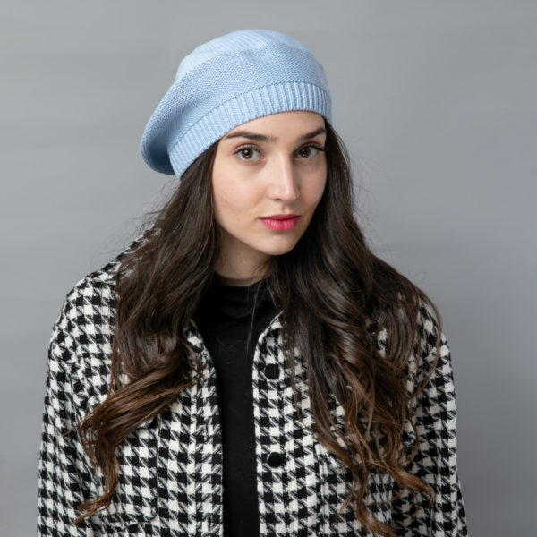 BÉRET "PARIS" BLEU CIEL