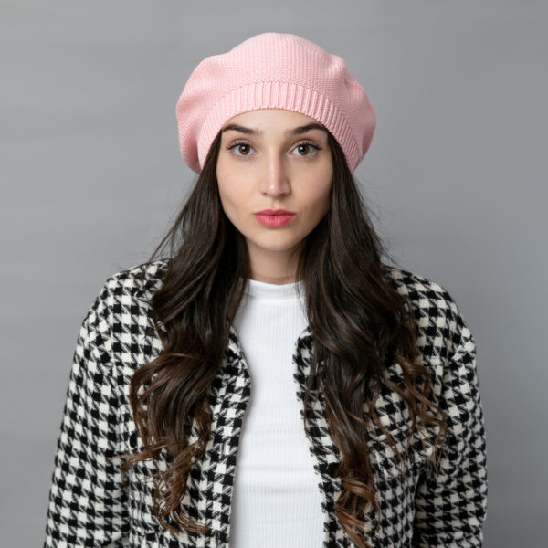 BÉRET "PARIS" ROSE