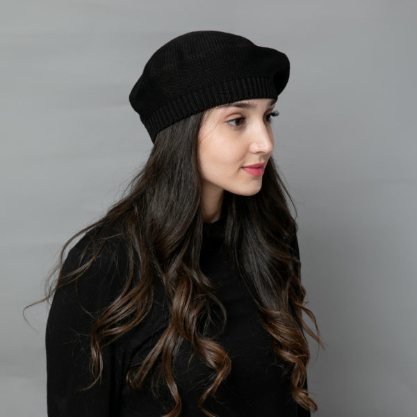 BÉRET "PARIS" NOIR