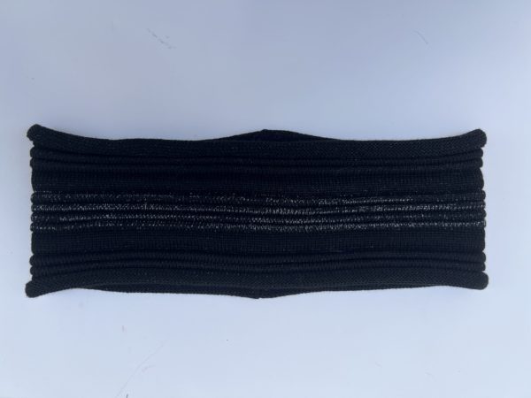 רצועה לכובע "TOQUE" בצבע שחור עם לורקס
