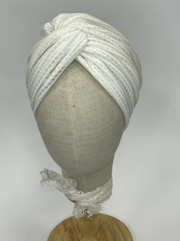 Turban "AHUVA" - BLANC OFF-WHITE