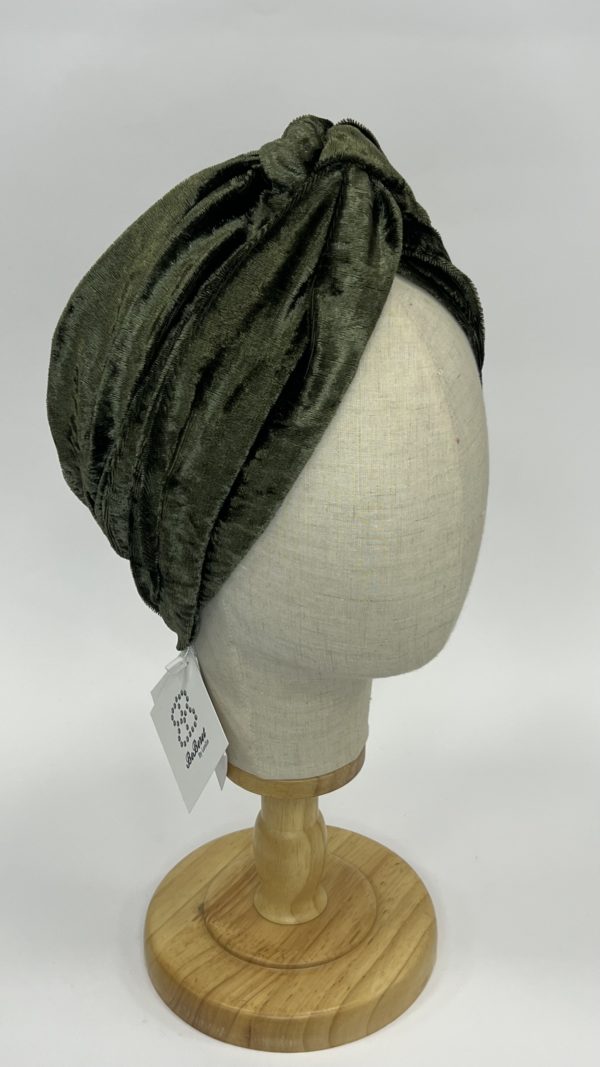 Turban "LEAH" - VERT BOUTEILLE – Image 4