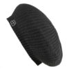 BÉRET "DIORE" NOIR EN MAILLE JERSEY ET LUREX NOIR