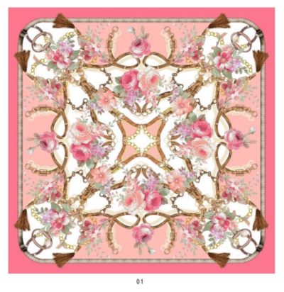 “VERONA” silk square