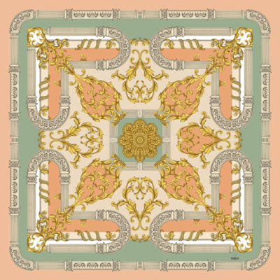 Carré de soie BeBeret Paris "SPECTRE"